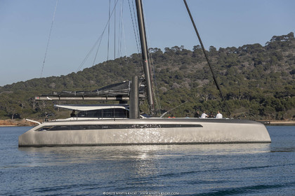 16 02 2019, Porquerolles (FRA,83), Gunboat 68 sail testing  3