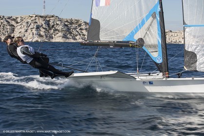 21 03 2013 - Marseille (FRA,13) - Essai du 49er FX