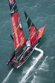 11 12 2020 - Auckland (NZL) - 36th America's Cup - Practice Sessions - Day 3 - Emirates Team New Zealand