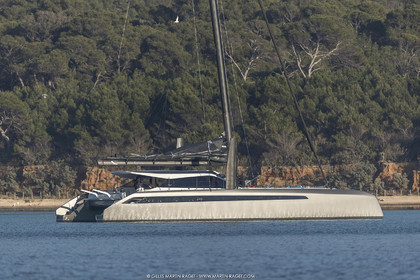 16 02 2019, Porquerolles (FRA,83), Gunboat 68 sail testing  3