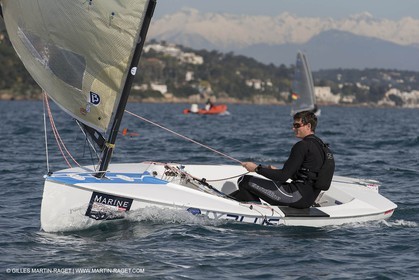 14 02 2014,  Cannes (FRA,06), Semaine Internationale de Cannes FINN - Johnatan Lobert (FRA)