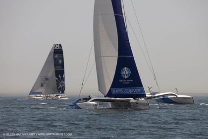 03 07 2012 - New York (USA, NY) -Krys Ocean Race prologuie - arrivée à New York