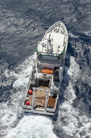 Al Azizi - Chantier H2X - Navires de recherche océanographique - Essais en mer au large de La Ciotat (FRA,13) - 29 07 2014