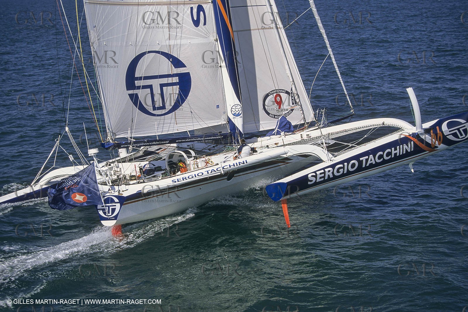Yacht Racing, Multihull, ORMA 60, Karine Fauconnier, Sergio Tacchini