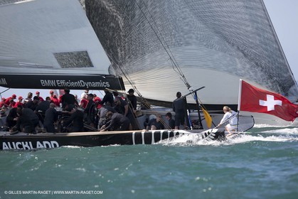 29 01 2009 - Auckland (NZL) -  Louis Vuitton Pacific Series - BMW ORACLE Racing - Training