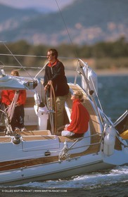 Voile - Croisière - Personnage - Barre