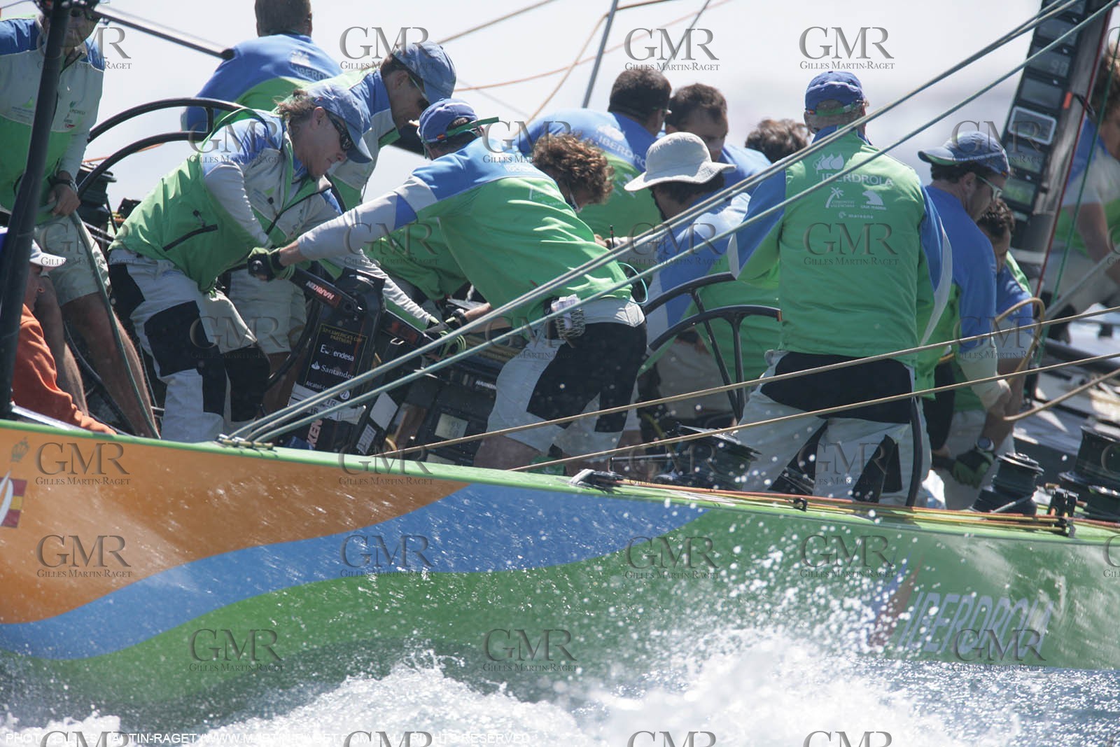 8 05 2007-Valencia (Spain)- 32nd America's Cup - Louis Vuitton Cup - RR2 - Day 10 - BMW ORACLE Racing