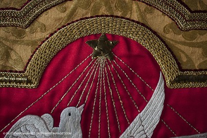04 02 2013 - Marseille(FRA,13), Notre Dame de la Garde, Vêtements liturgiques