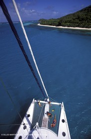 Cruising multihull mooring