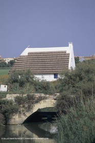 France, Provence, Camargue, Cabane de gardian, Gardian quant