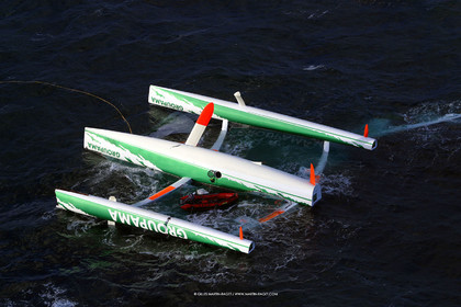Route du Rhum 2002 - Saint Malo - ORMA 60' Trimarans - Back to dock