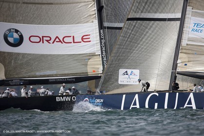 02 08 2010 - Cowes (UK, IOW) - The 1851 Cup -  BMW ORACLE Racing - Training Day.