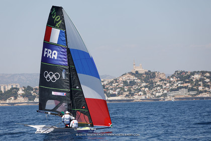 25 07 2024, Marseille (FRA), Paris 2024 Olympic Games, Sailing, Free trainings