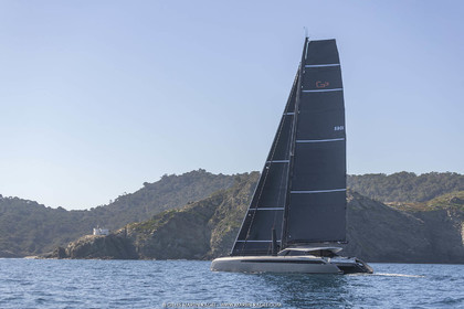 16 02 2019, Porquerolles (FRA,83), Gunboat 68 sail testing  3