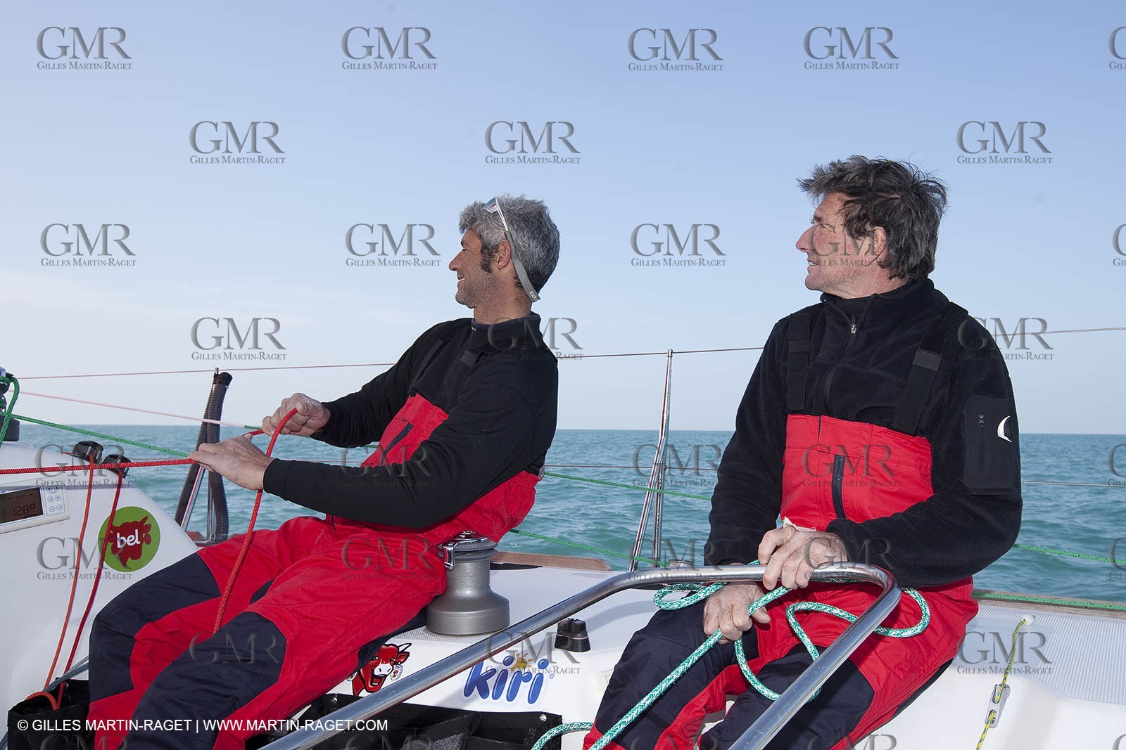 13 03 2010 -  La Grande Motte   Port Camargue (FRA) - Groupe Bel - Kito de Pavant   Sebastien Audigane training for Transat AG2R