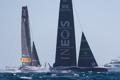 26 09 2024, Barcelona (ESP), 37th America's Cup, Louis Vuitton Cup Final, Race Day 1