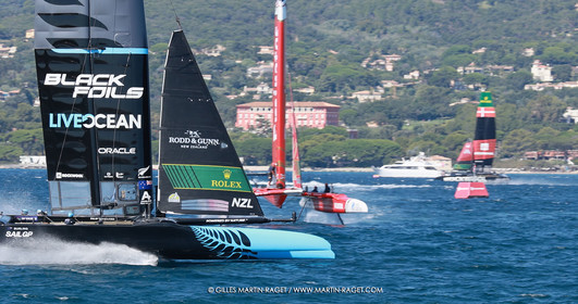 10 09 2025, Saint-Tropez,(FRA), Rockwool SailGP France Saint-Tropez, Race Day 1