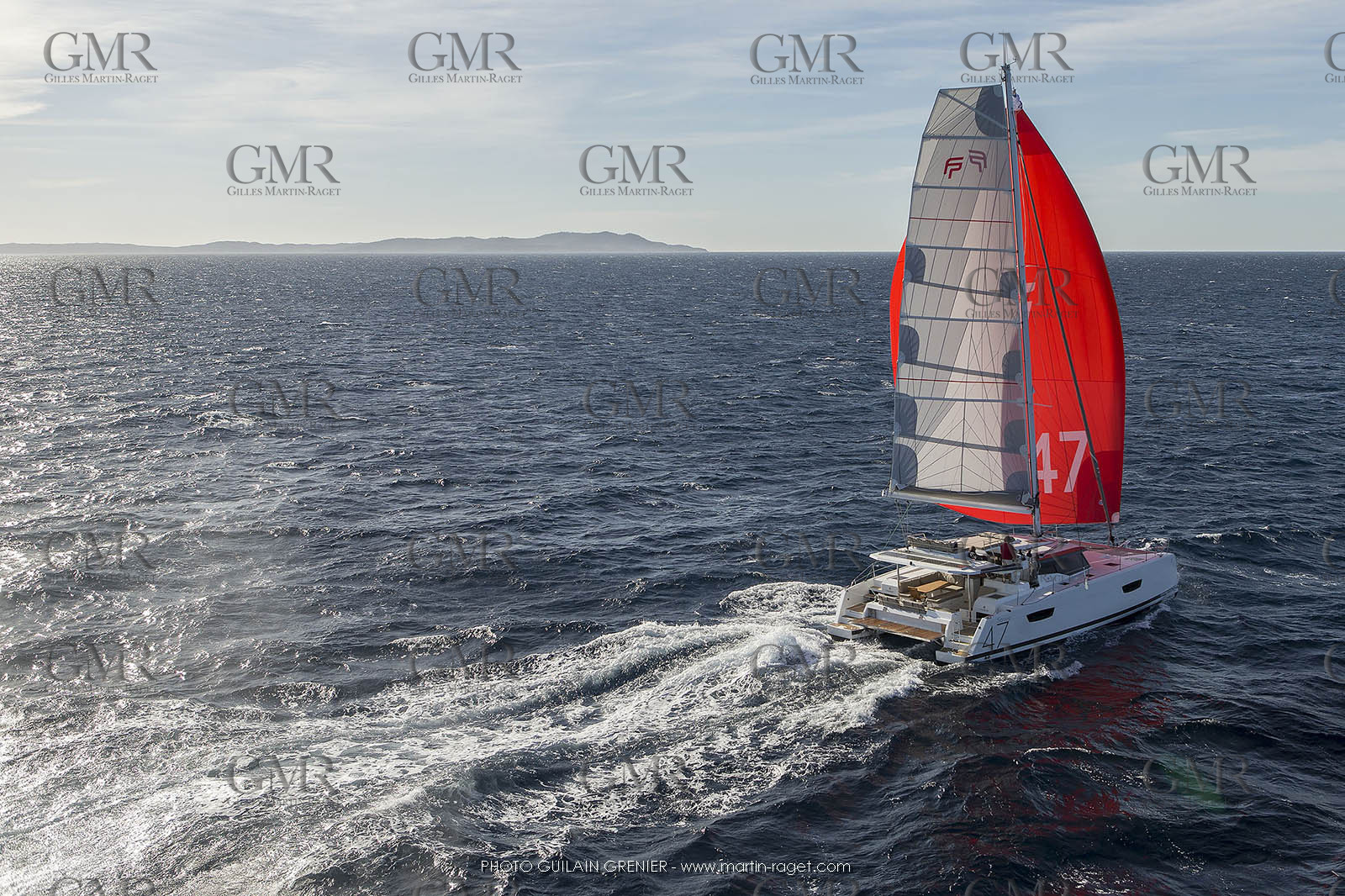 Saona 47 - Fountaine Pajot - shooting helico - 7 6 2017 - Photo Guilain Grenier