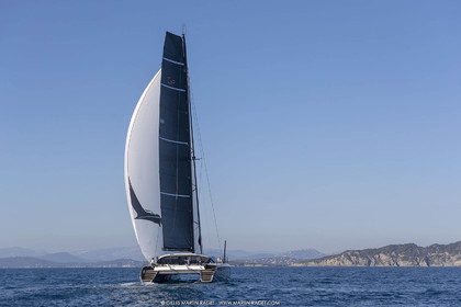 16 02 2019, Porquerolles (FRA,83), Gunboat 68 sail testing  3