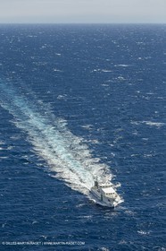 Al Azizi - Chantier H2X - Navires de recherche océanographique - Essais en mer au large de La Ciotat (FRA,13) - 29 07 2014