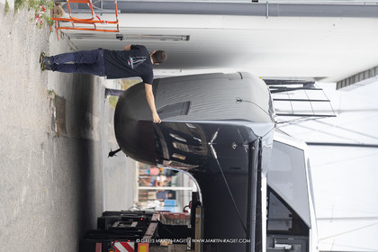 21 07 2020, La Grande Motte (FRA), Gunboat, Gunboat 68 SeaTilt out of the shed