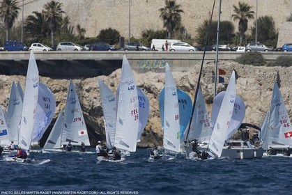 12 04 2015, Marseille (FRA), Yachting Club de la Pointe Rouge - Coupe Internationale de Printemps des 470, Final Day