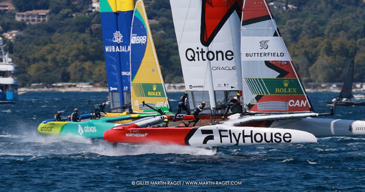 10 09 2025, Saint-Tropez,(FRA), Rockwool SailGP France Saint-Tropez, Race Day 1