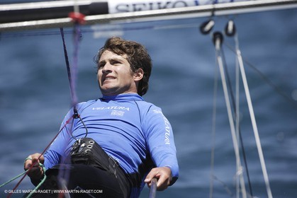 10-05-07 - ISAF SAILING WORLD CHAMPIONSHIPS - CASCAIS 2007 - DAY 7 - 49er - FRANCE - Morgan Lagravière   Stephane Chrsitidis