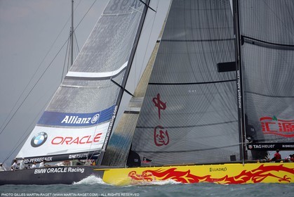 30 04 2007-Valencia (Spain)- 32nd America's Cup - Louis Vuitton Cup - RR2 - Day 2 - BMW ORACLE Racing