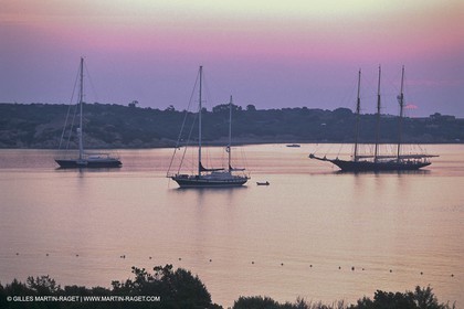 Costa Smeralda (Italia, Sardinia) - Classic yachts in La Maddalena archipelago