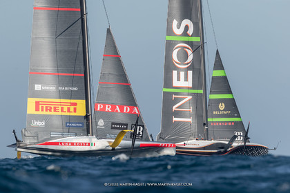 26 09 2024, Barcelona (ESP), 37th America's Cup, Louis Vuitton Cup Final, Race Day 1