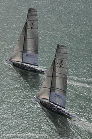29 01 2009 - Auckland (NZL) - Louis Vuitton Pacific Series - BMW ORACLE Racing - Training