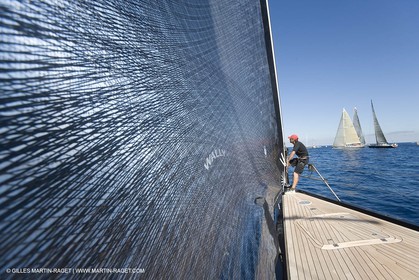 03 09 06 - Porto Cervo (Sardinia) - Maxi World Cup 2006 - A bord Wally 90 Tango