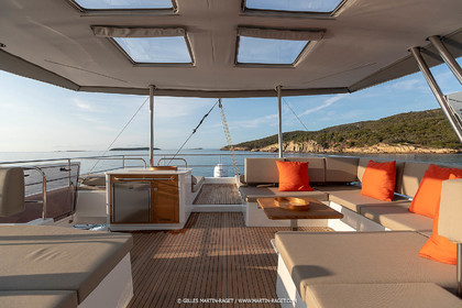 30 08 2018, Porto Vecchio (FRA, South Corsica) Chantier Fountaine-Pajot, Alegria 67