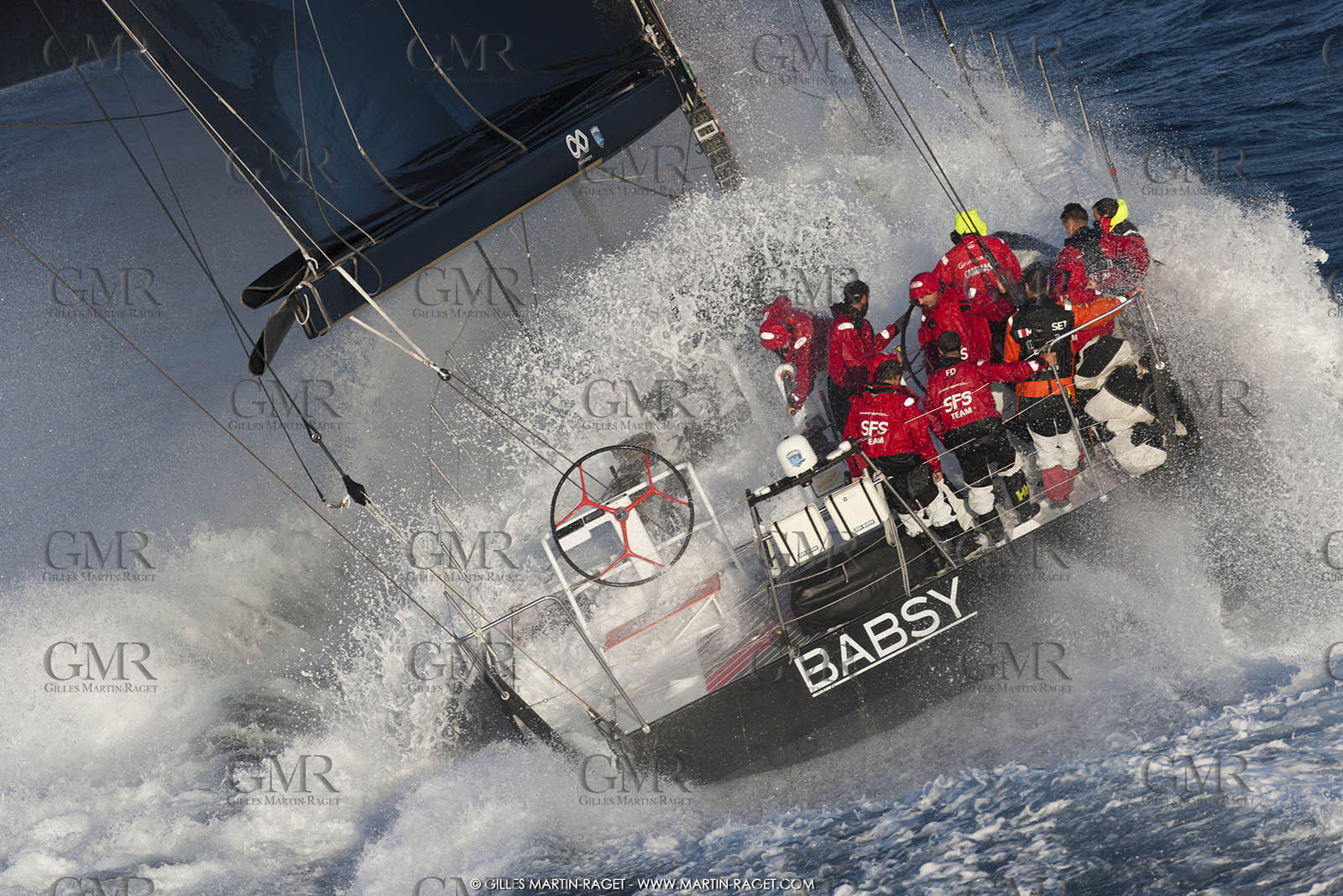 09 10 2017, Calvi (FRA,20), VOR 70 Babsy, Tentative de record autour de la Corse à la voile, skipper Franck Cammas