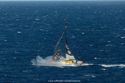27 08 2021, Marseille (FRA), Transat Jacques Vabre 2021, Class 40, HBF-Reforest'Action (Kito de Pavant, Gwen Gbick)