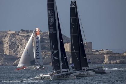 29 09 2012 - Marseille (FRA,13) - Alpari World Match Race Tour - Match Race France 2012 - Day 5 - Final Ian Williams (GBR) Vs William Tiller (NZL)
