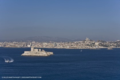 Marseille vue des Iles du Frioul