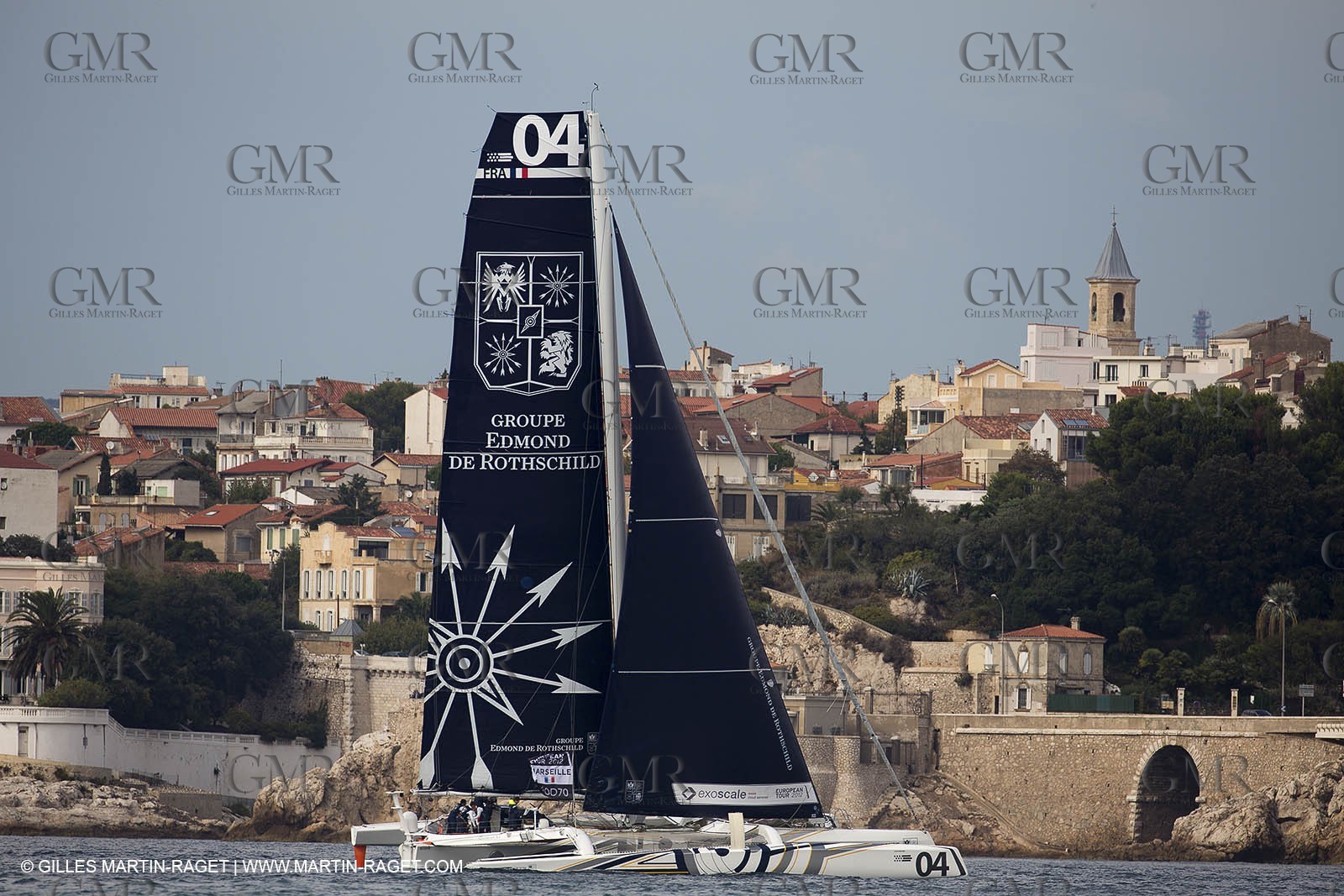 29 09 2012 - Marseille (FRA,13) - Alpari World Match Race Tour - Match Race France 2012 - Day 5 - Final Ian Williams (GBR) Vs William Tiller (NZL)
