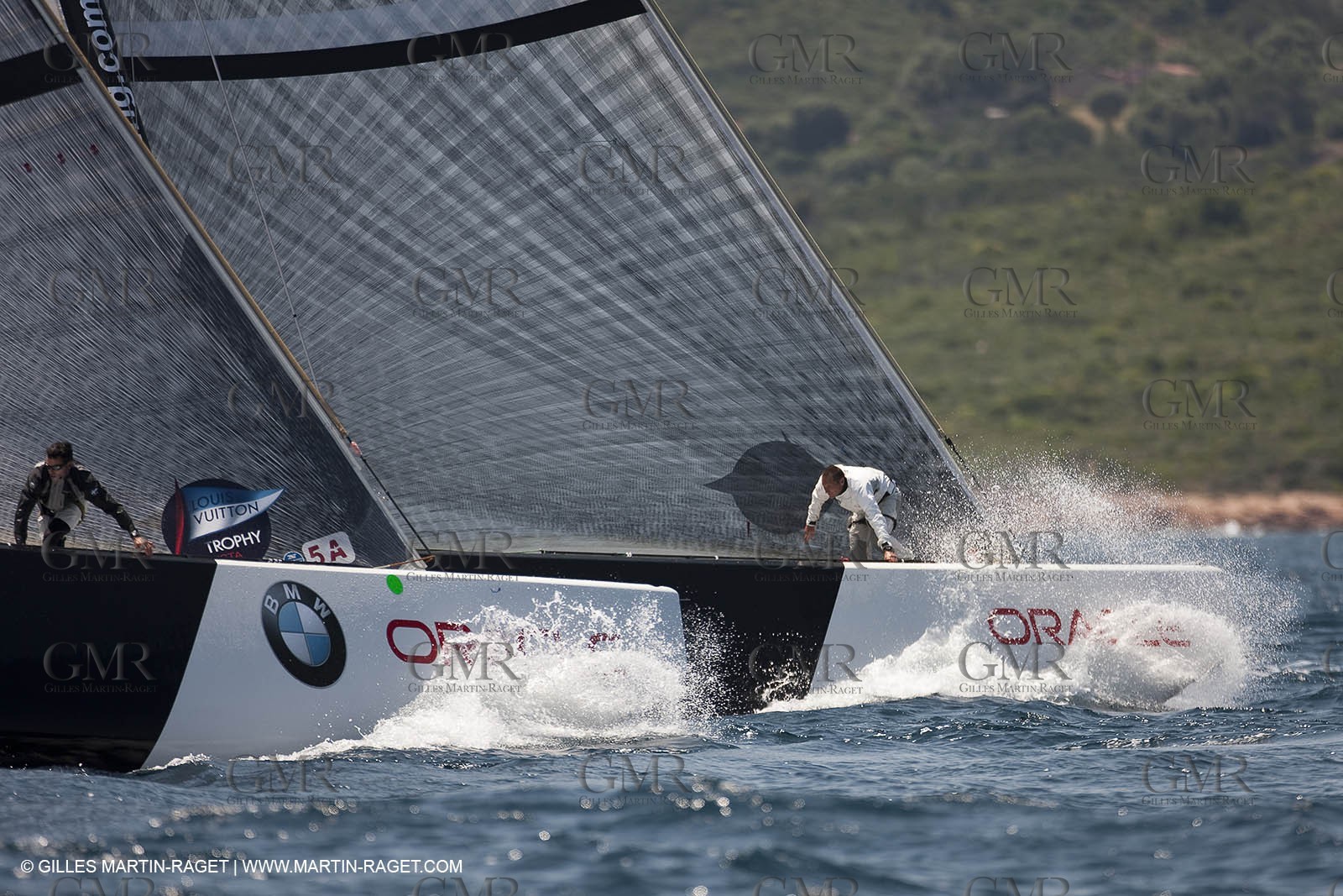 19 05 2010 - La Maddalena (ITA, Sardinia) Louis Vuitton Trophy - BMW ORACLE Racing - Training