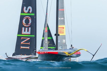 26 09 2024, Barcelona (ESP), 37th America's Cup, Louis Vuitton Cup Final, Race Day 1