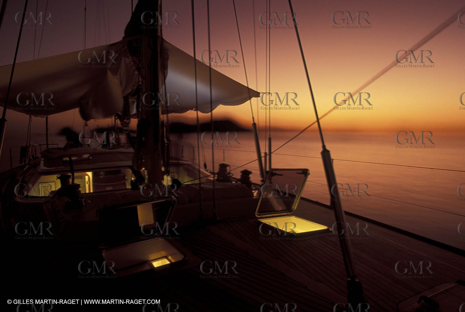 Sail - Cruising - People - At night