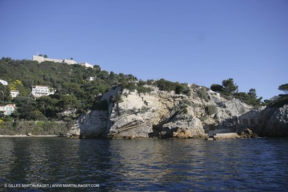 France, Provence, Lirroal Var, rade de Toulon, Cap Brun