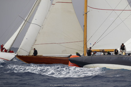 19 06 2024, Porquerolles Island (FRA), Championnat du monde des 12 m JI 2024, Race Day 1