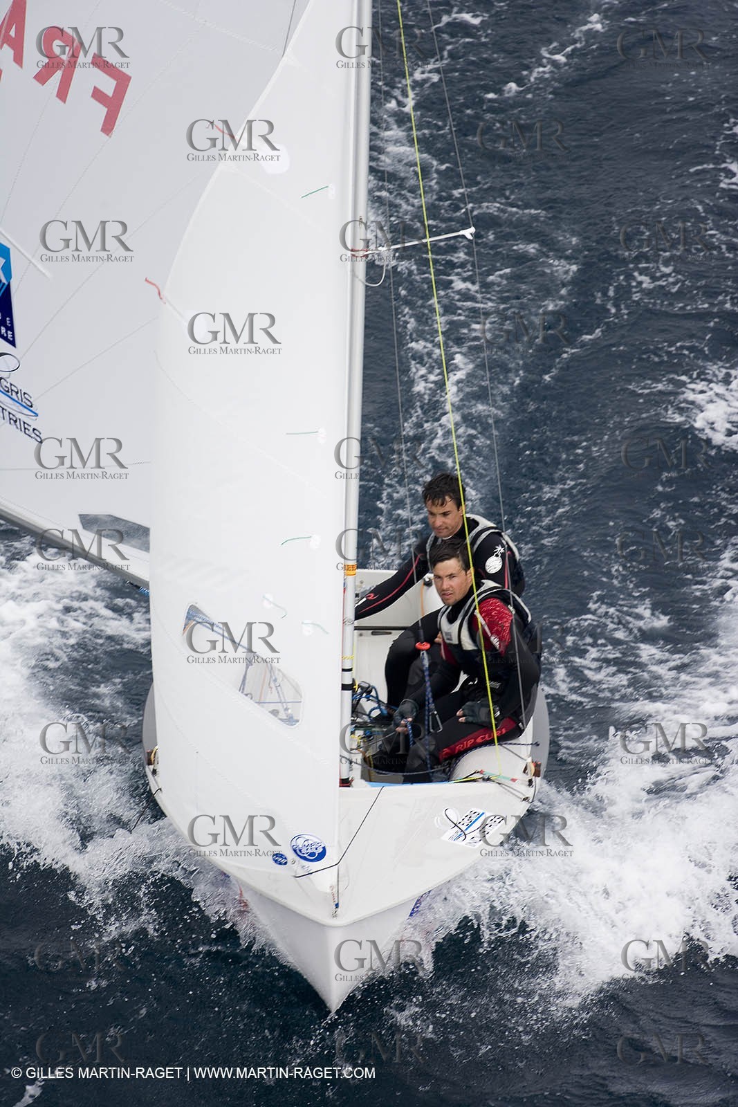 26 04 2007 - 2007 Semaine Olympique Française - Hyères (South of France) - Day 5 - Team France - 470 Homme - Bonnaud-Bonnaud