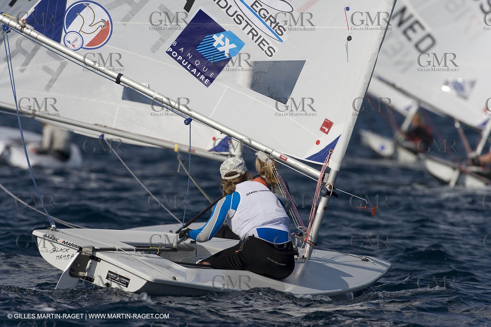 25 04 2007 - 2007 Semaine Olympique Française - Hyères (South of France) - Day 4 - Team France - Laser Radial - Deturckheim Sophie