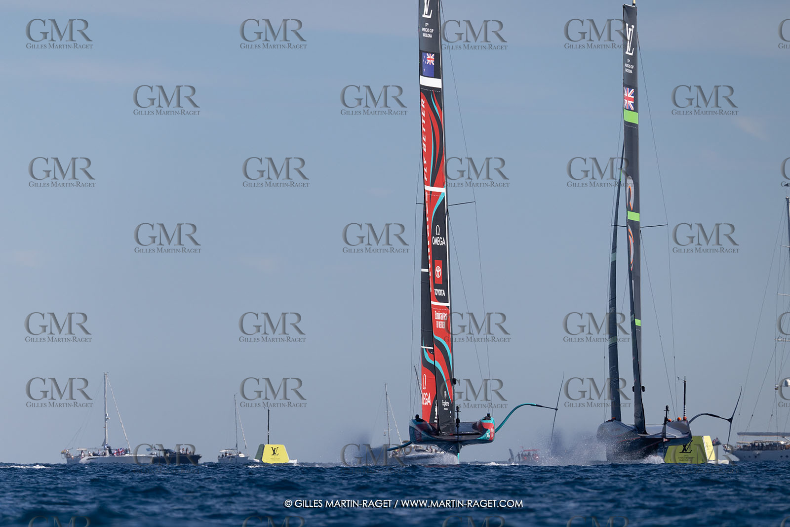 19 10 2024, Barcelona (ESP), Louis Vuitton 37th America's Cup, Final Match, Race Day 6