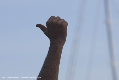 01 10 2011 - Saint Tropez (FRA,13) - Voiles de Saint Tropez 2011 - Classic Yachts - Day 5 - Onboard Mariquita