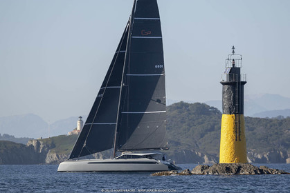 16 02 2019, Porquerolles (FRA,83), Gunboat 68 sail testing  3