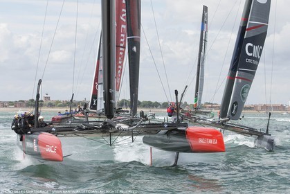 23 07 2015, Portsmouth (GBR), 35th America's Cup, Louis Vuitton America's Cup World Series Portsmouth 2015, Official training